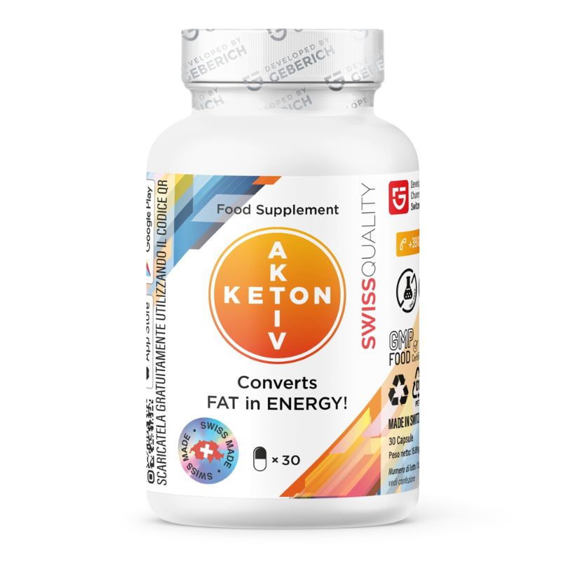 Integratore per la perdita di peso KETON AKTIV - formula a base di chetoni per bruciare i grassi e dare energia
